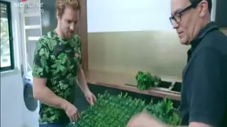 Um jardim vertical não podia faltar!