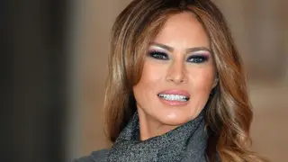 Look de Melania Trump causa ilusão de ótica?