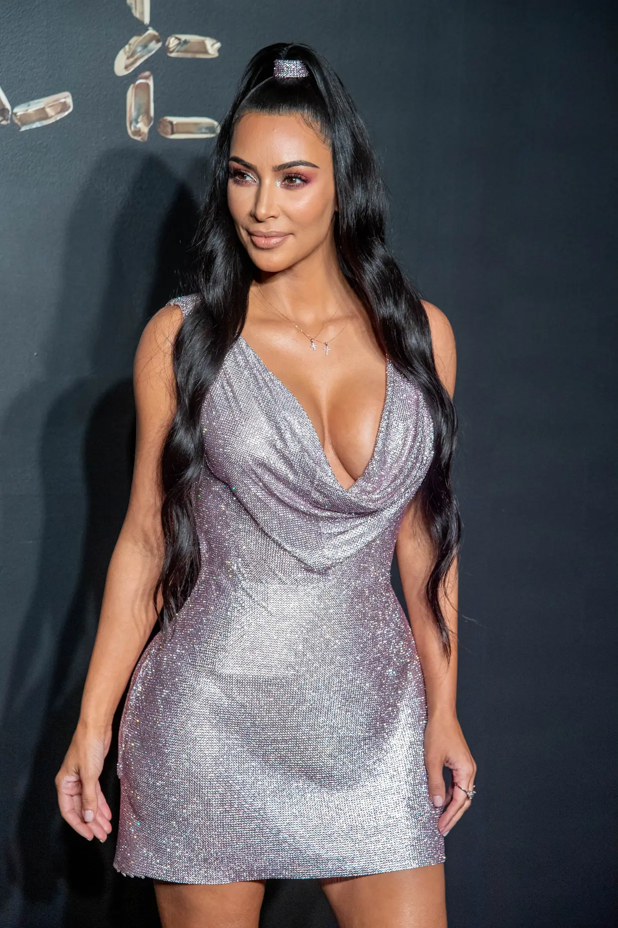 Sic Mulher Kim Kardashian Usa Mini Vestido Ultra