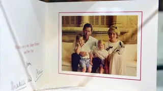 Recorde todos os cartões de Natal da Princesa Diana e do Príncipe Carlos