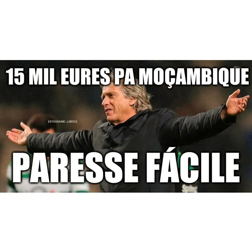 Pagina De Memes De Jorge Jesus Ajuda Unicef A Angariar 15 Mil Euros Para Mocambique Sic Mulher