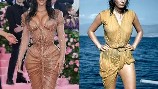 Kim Kardashian inspira-se em Sophia Loren e surpreende com cintura de vespa na MET Gala: "É melhor não respirar fundo"