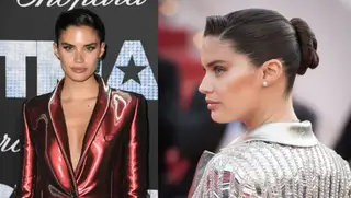 Sara Sampaio encanta com 'looks' masculinos e metalizados em Cannes