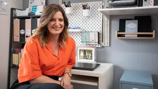 #EuQueroArrumar - O antes e depois do escritório desorganizado da Cláudia