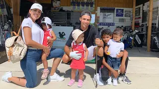 Filhos de Ronaldo celebram golo do pai