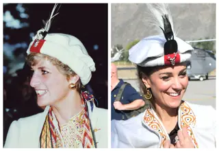 Princesa Diana e Kate Middleton