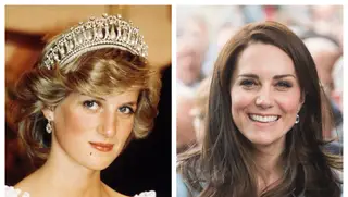 Kate Middleton com chapéu tradicional idêntico ao usado por princesa Diana