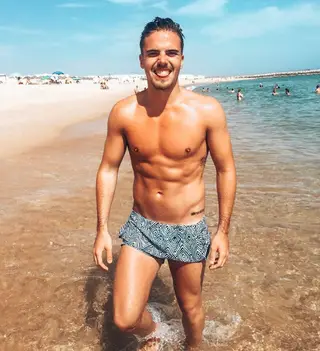 Sandro Lima antes de ser diagnosticado com leucemia