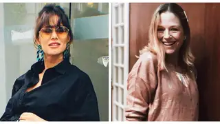Grávidas, Cláudia Vieira e Paula Lobo Antunes comparam barrigas