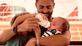 Diogo Amaral mostra os primeiros 'dentinhos' do filho: "Não se aguenta tanta fofura"