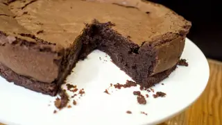 Bolo de chocolate sem farinha, uma sugestão do chef Miguel Castro Silva