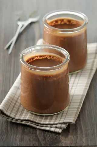 Imagem ilustrativa, mousse de chocolate.