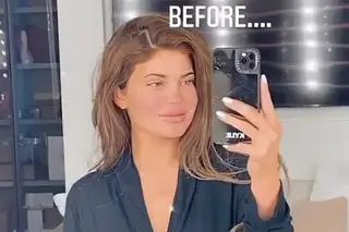 O 'antes' da maquilhagem 