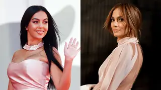 Georgina Rodríguez e Jennifer Lopez usam o mesmo vestido