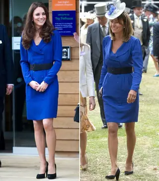 Kate and Carole Middleton