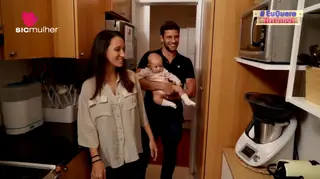 Patrícia e José vêem pela primeira vez a sua cozinha arrumada: "Isto é uma casa nova!"