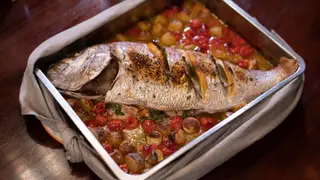 Comida Saudável: Pargo no forno