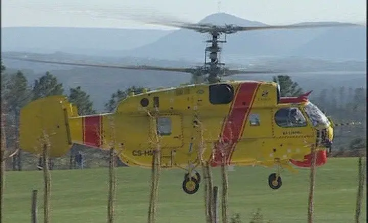 Parados todos os helicópteros de socorro do Estado