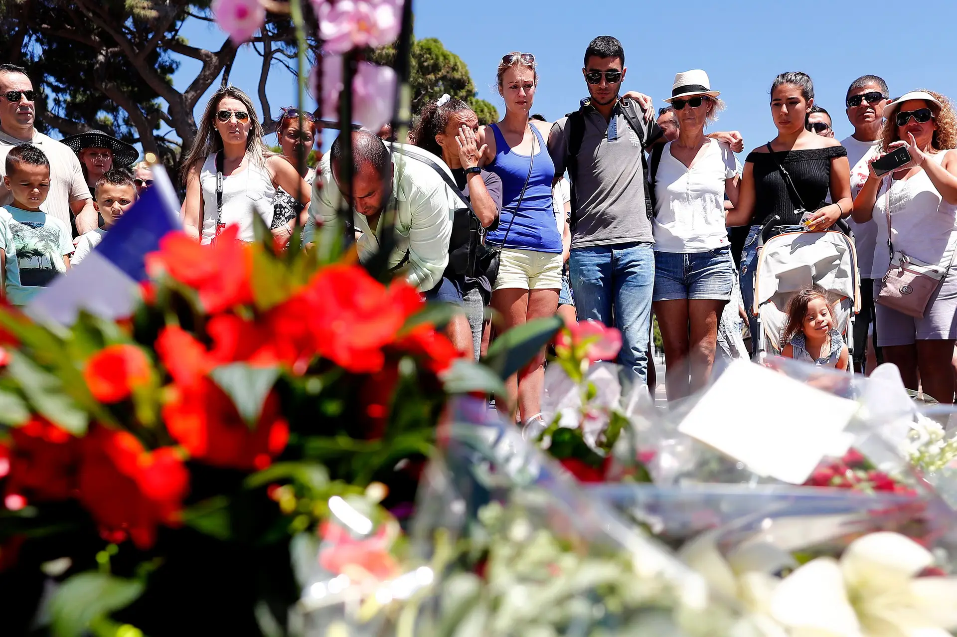 Os memoriais às vítimas de Nice