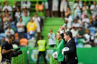 João Mário, o principal ausente na apresentação do Sporting