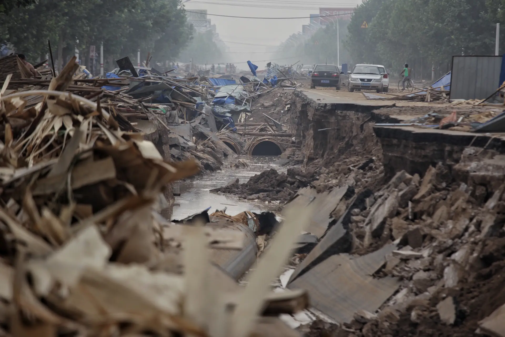 Inundações na China provocaram 200 mortos