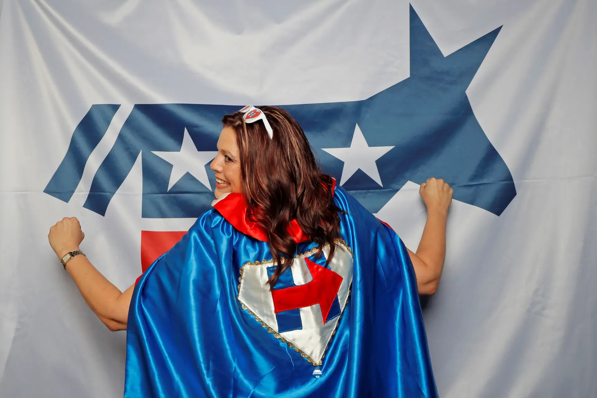 Kim Frederick, delegada do Partido Democrata do Texas.