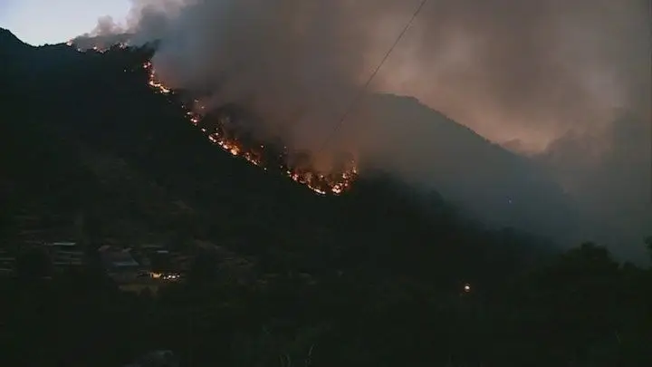 Incêndio em zona de mato em Manteigas dominado