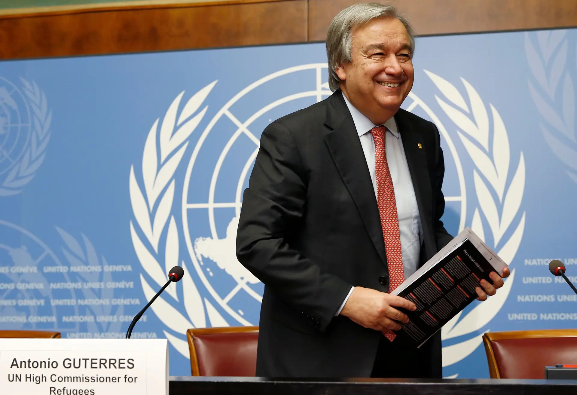 Guterres entre os favoritos dos funcionários da ONU para secretário-geral