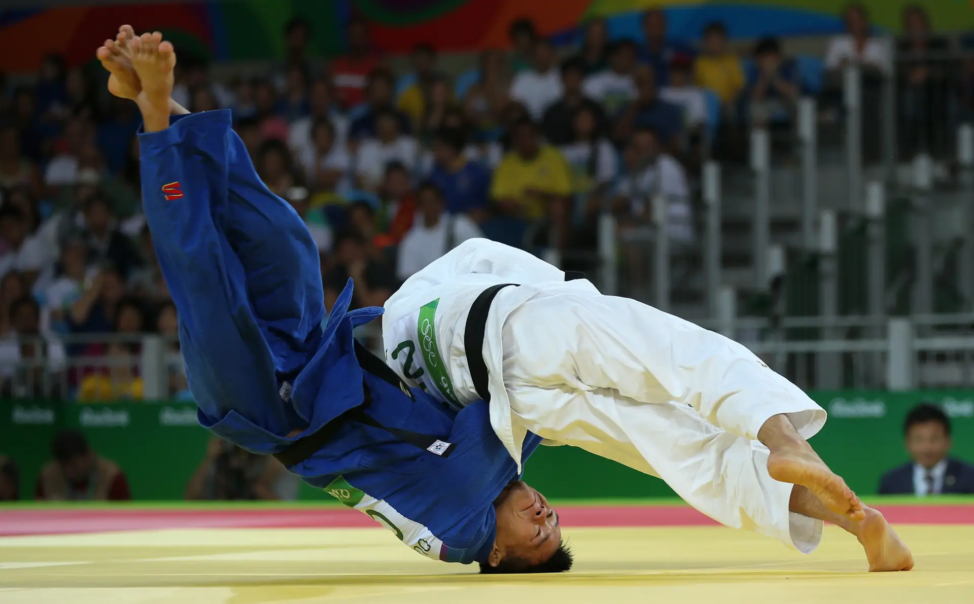O japonês Masashi Ebinuma e Ma Duanbin, da China.