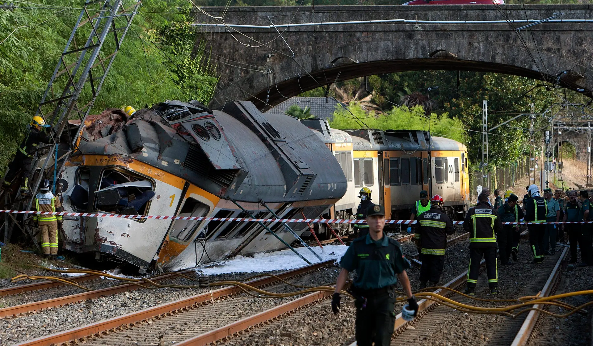 Maquinista português entre os 4 mortos no acidente ferroviário na Galiza