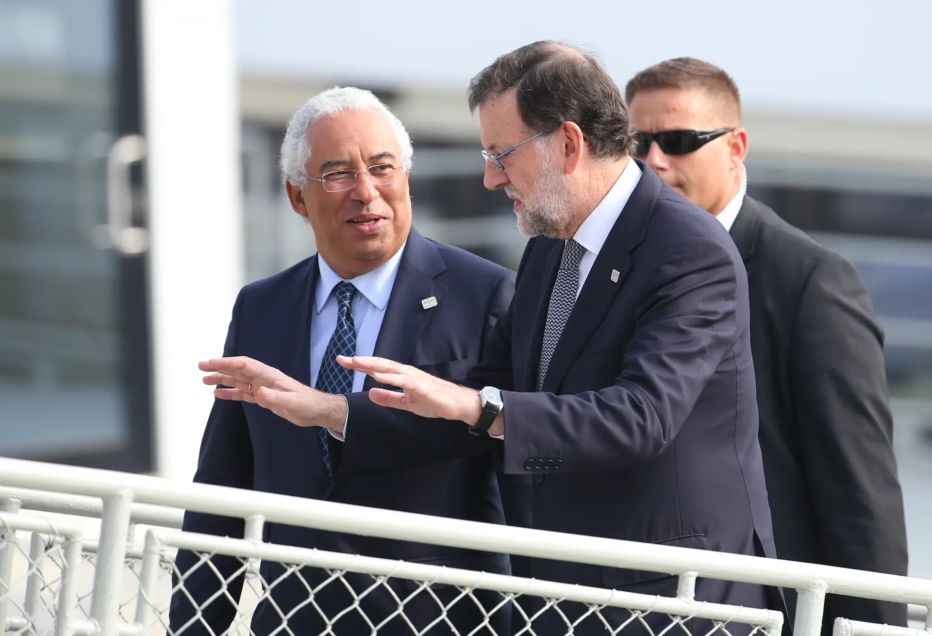 Costa e Rajoy juntos na inauguração da exposição de Miró em Serralves