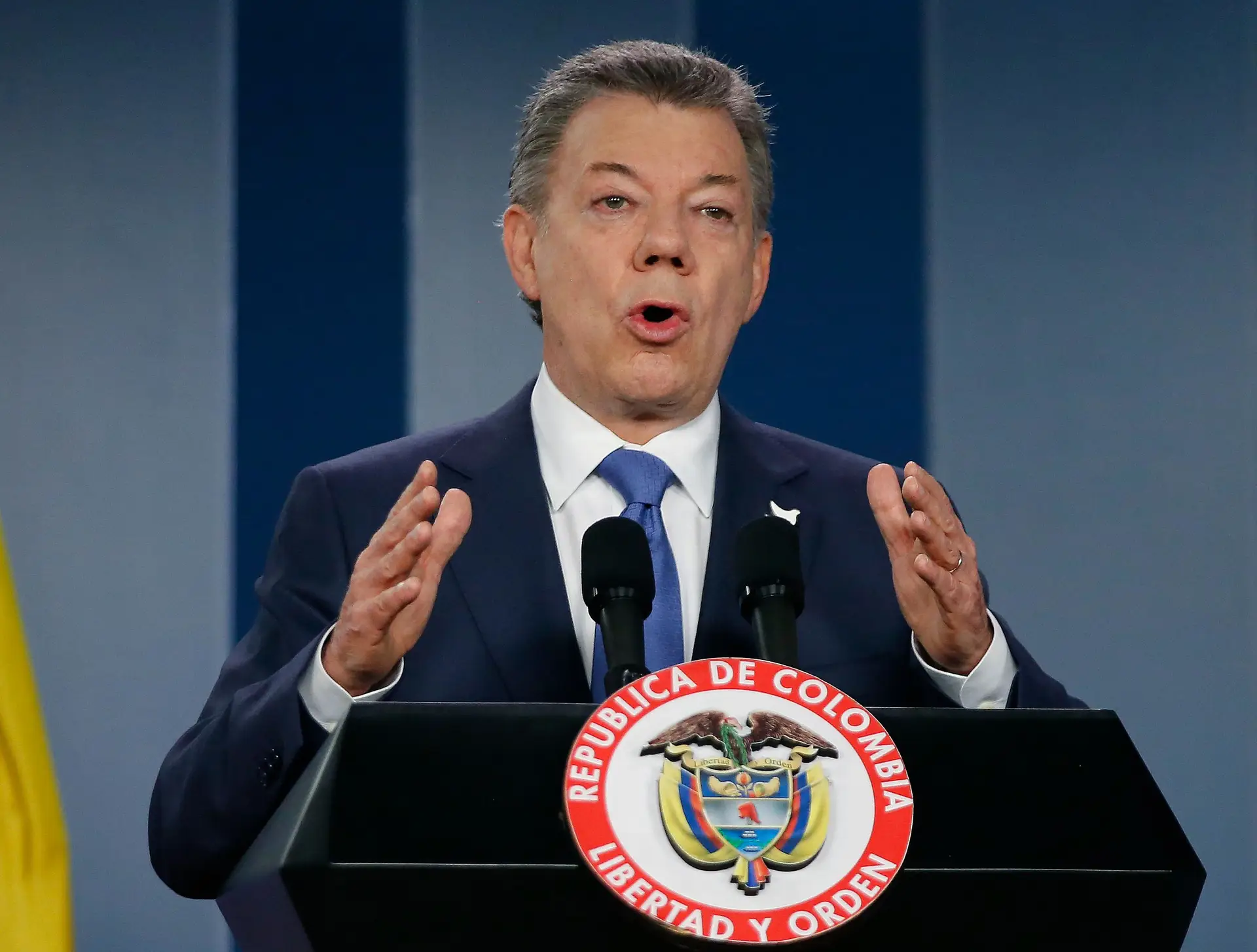 Juan Manuel Santos, um presidente que quer procurar a paz até ao último minuto