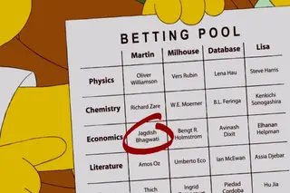 "Os Simpsons" também previram o vencedor do Nobel da Economia e o da Química