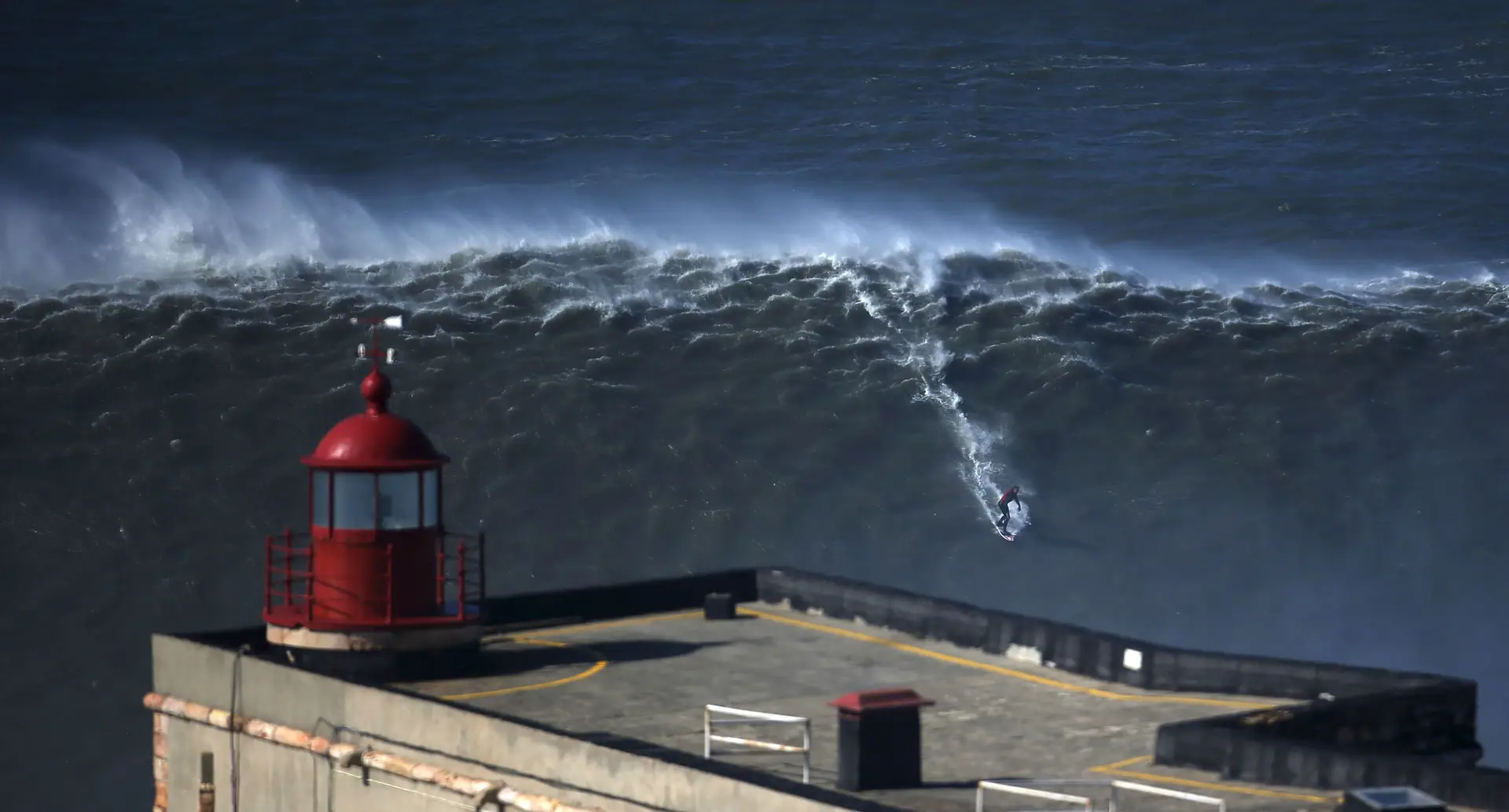 Nazaré recebe primeira prova europeia do Mundial de surf em ondas grandes