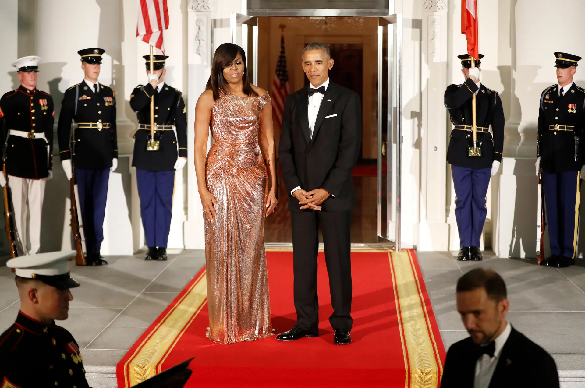 Vestido de Michelle Obama escondia uma mensagem