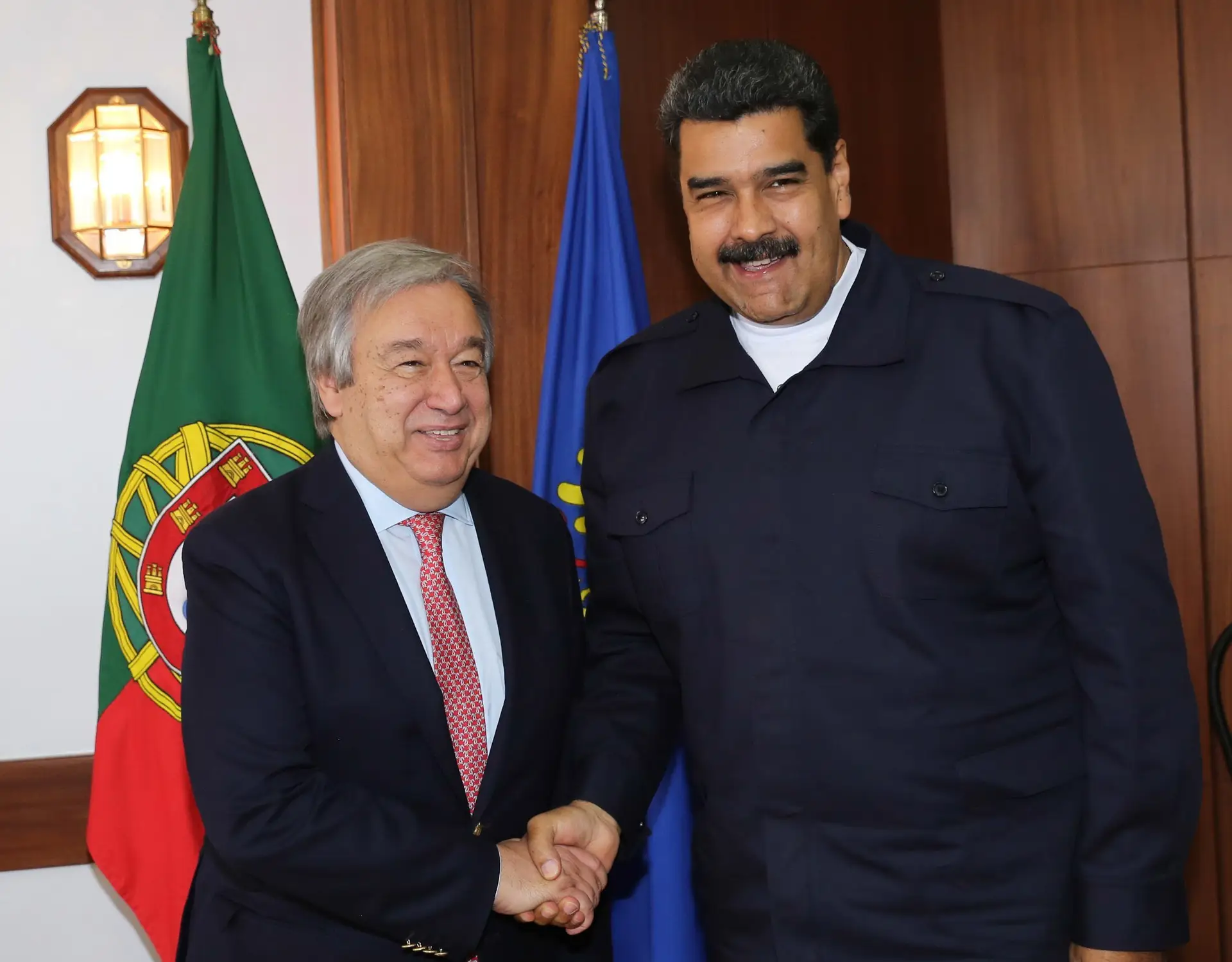 Maduro e Guterres encontram-se em Lisboa