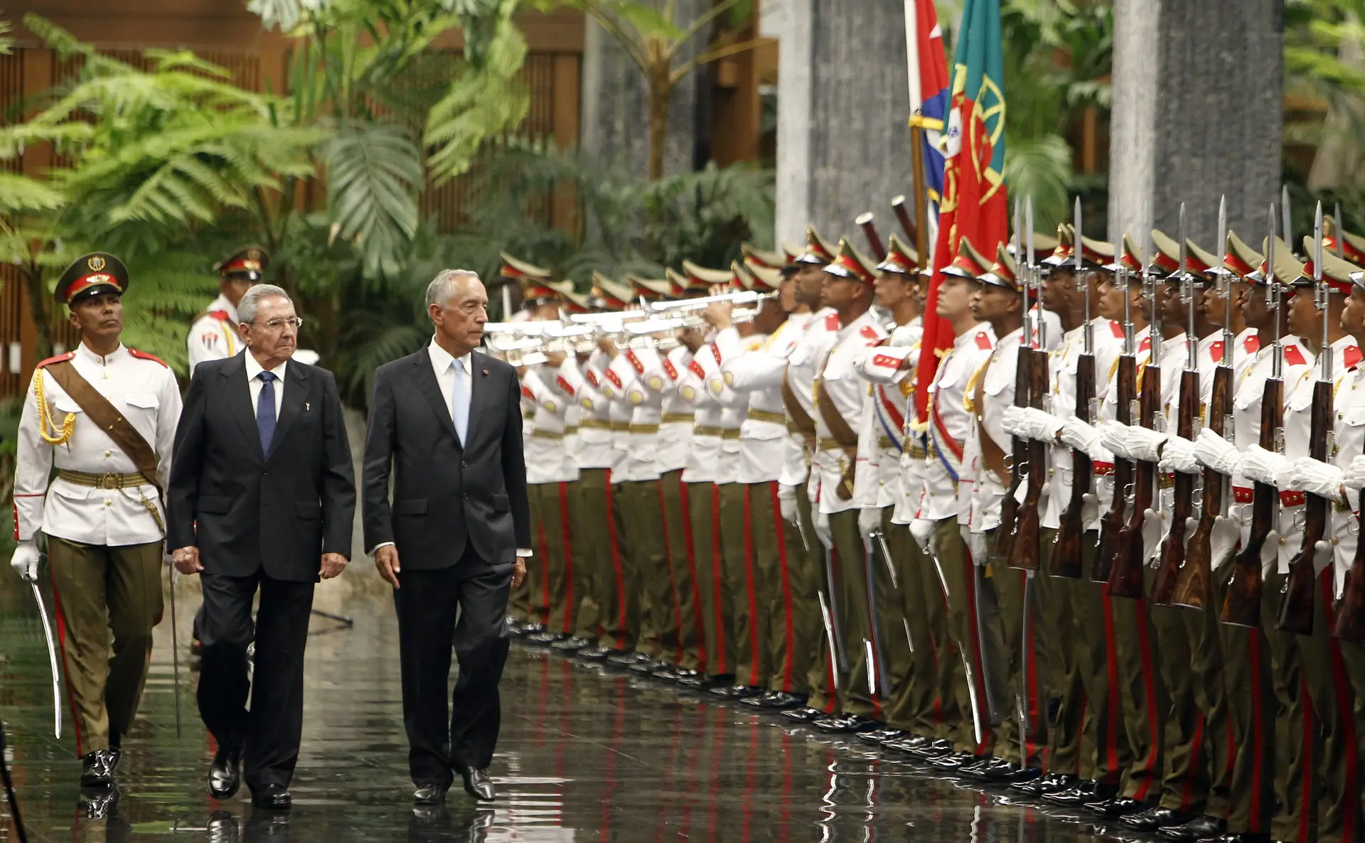 Marcelo e Raúl Castro querem reforçar relações entre Portugal e Cuba