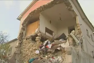 Luso italiano relata momentos vividos durante o sismo