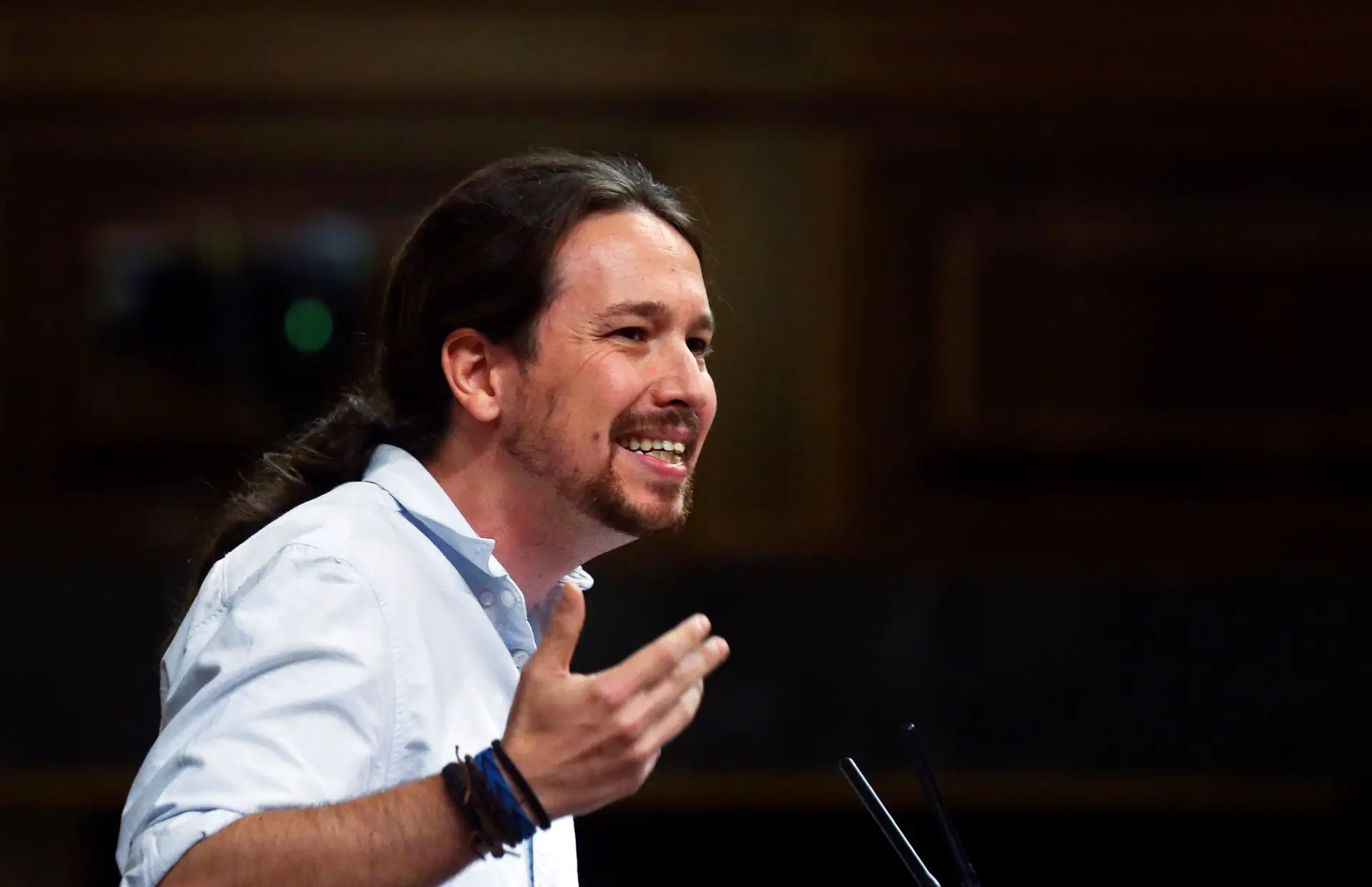 Pablo Iglesias vai continuar ficar à frente do movimento Podemos