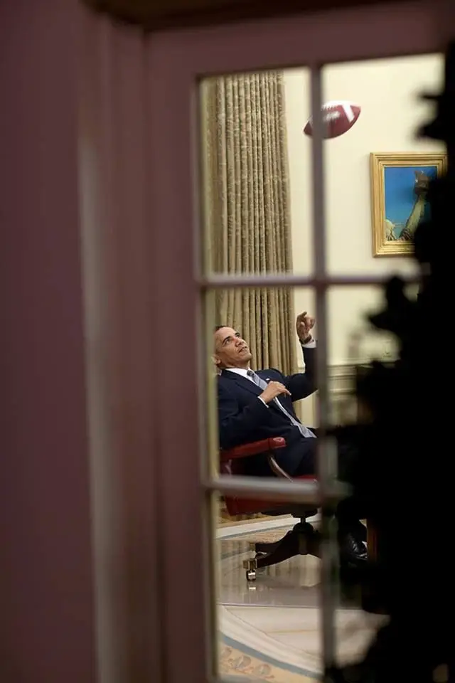 As 55 fotos preferidas do fotógrafo de Obama