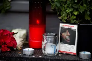 Fãs prestam última homenagem a Leonard Cohen
