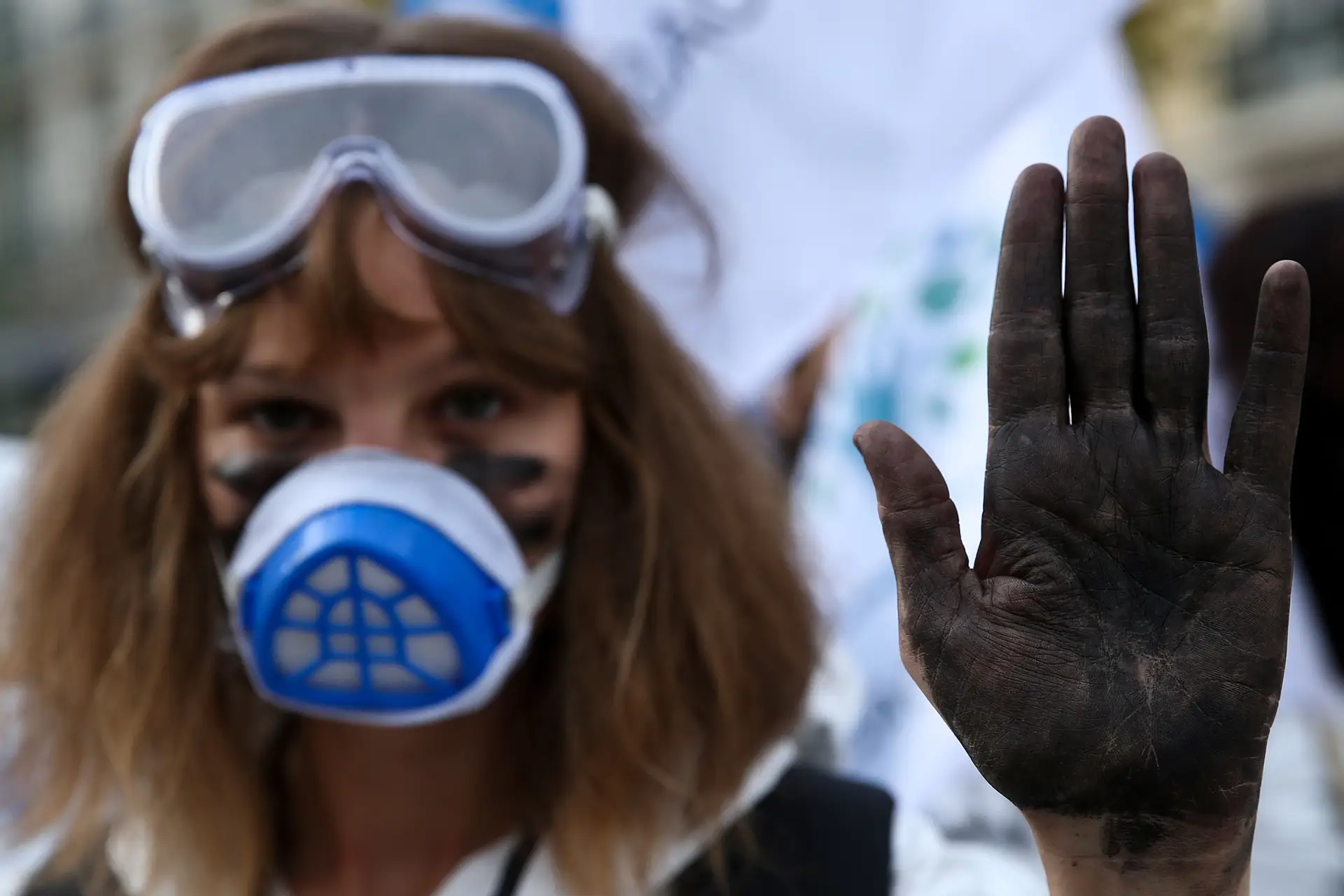 "Salvar o clima, parar o petróleo"