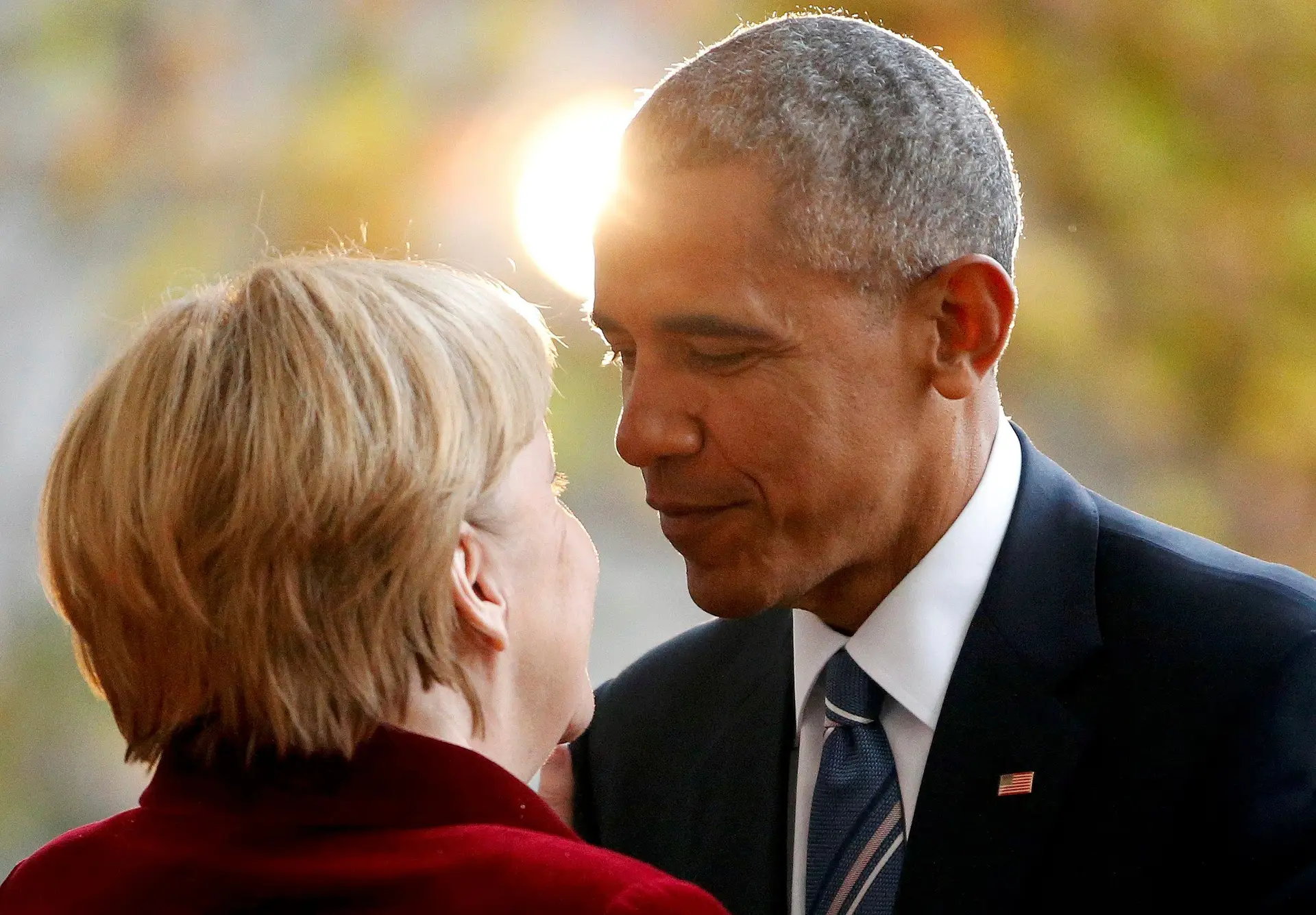 Barack Obama não poupou elogios à chanceler alemã, Angela Merkel, na sua última visita como Presidente dos EUA.