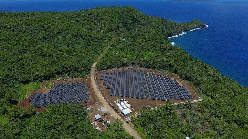 Ilha do Pacífico funciona apenas com energia solar