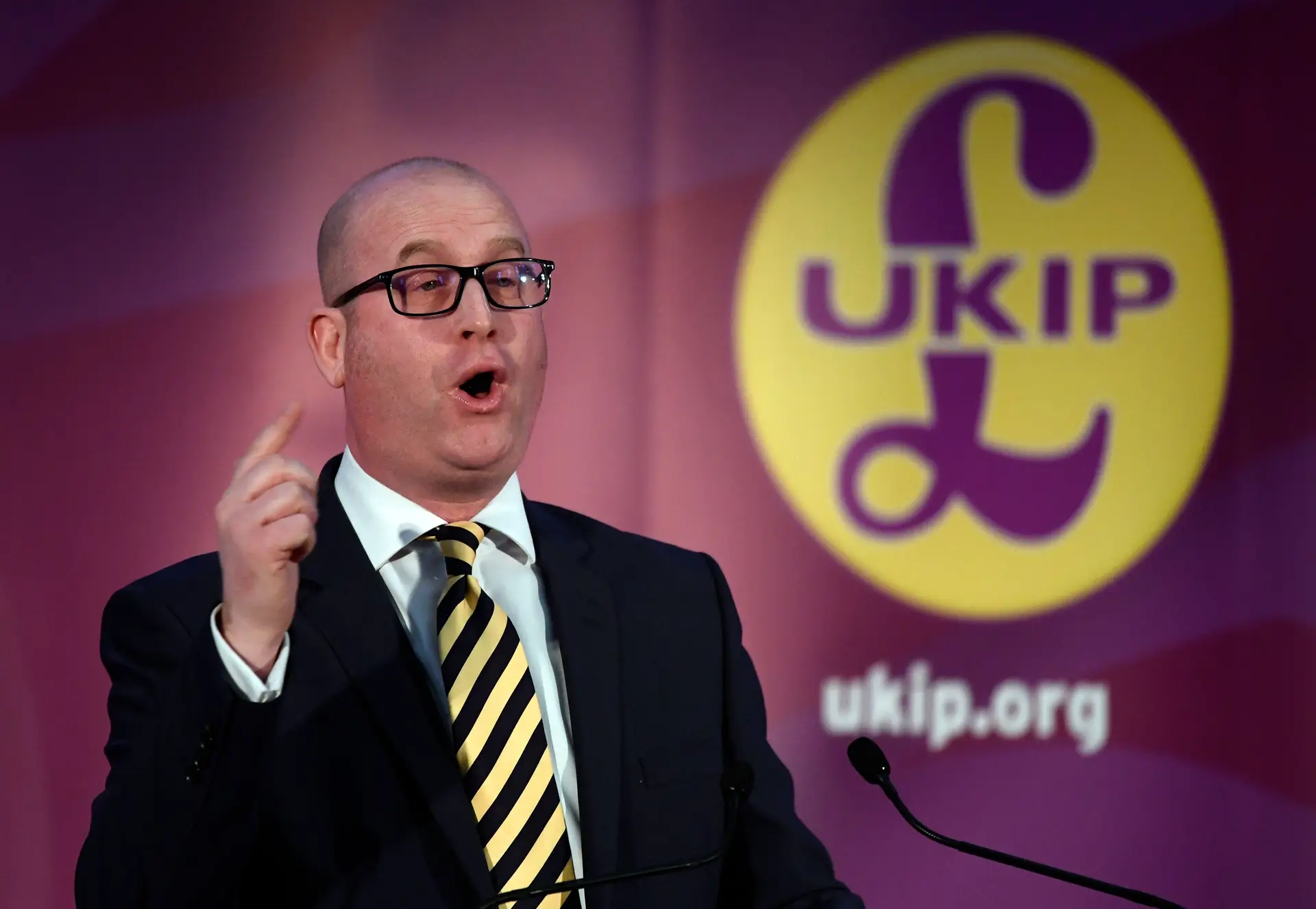 Novo líder do Partido eurocético britânico UKIP é Paul Nuttall