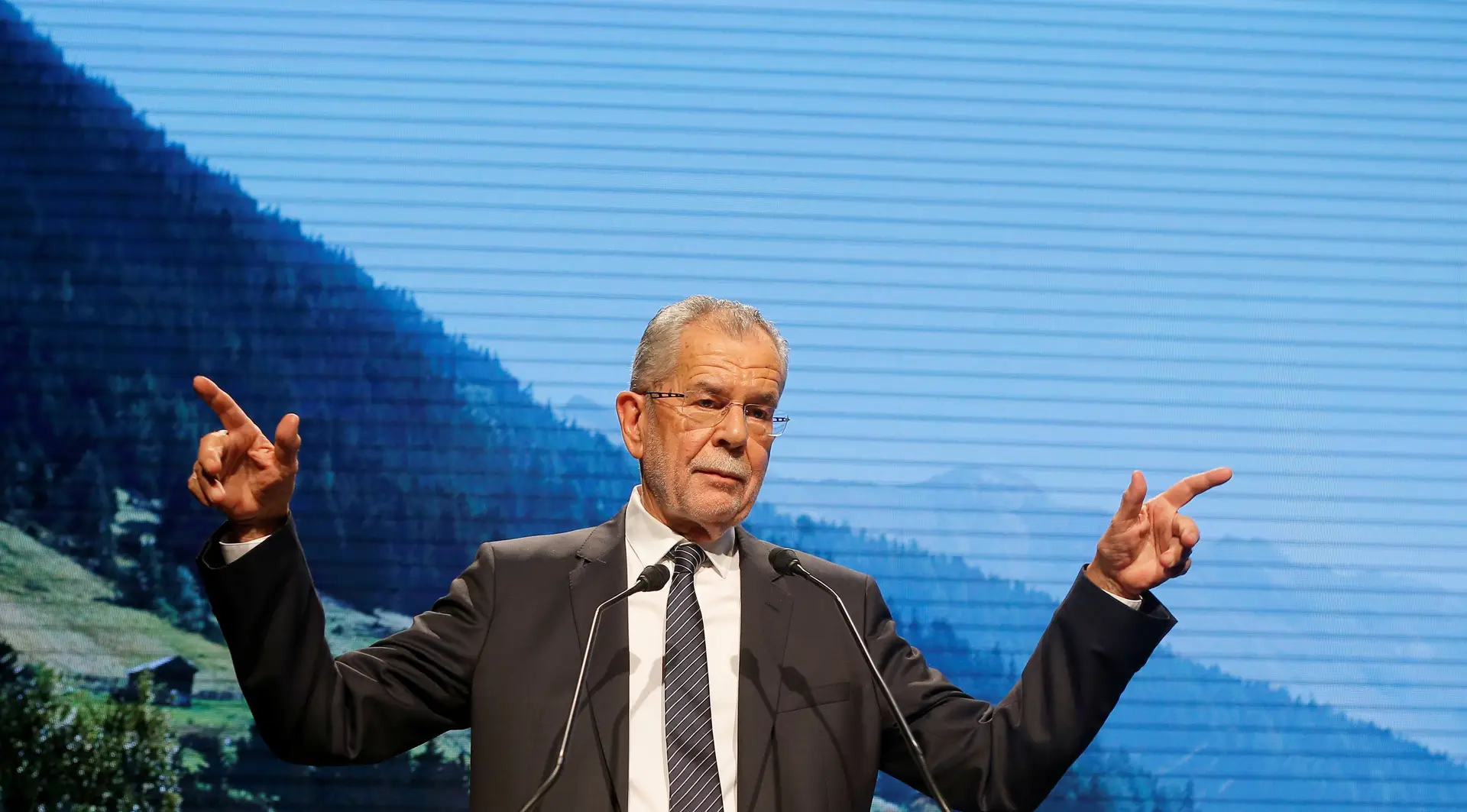 Alexander van der Bellen, presidente da Áustria