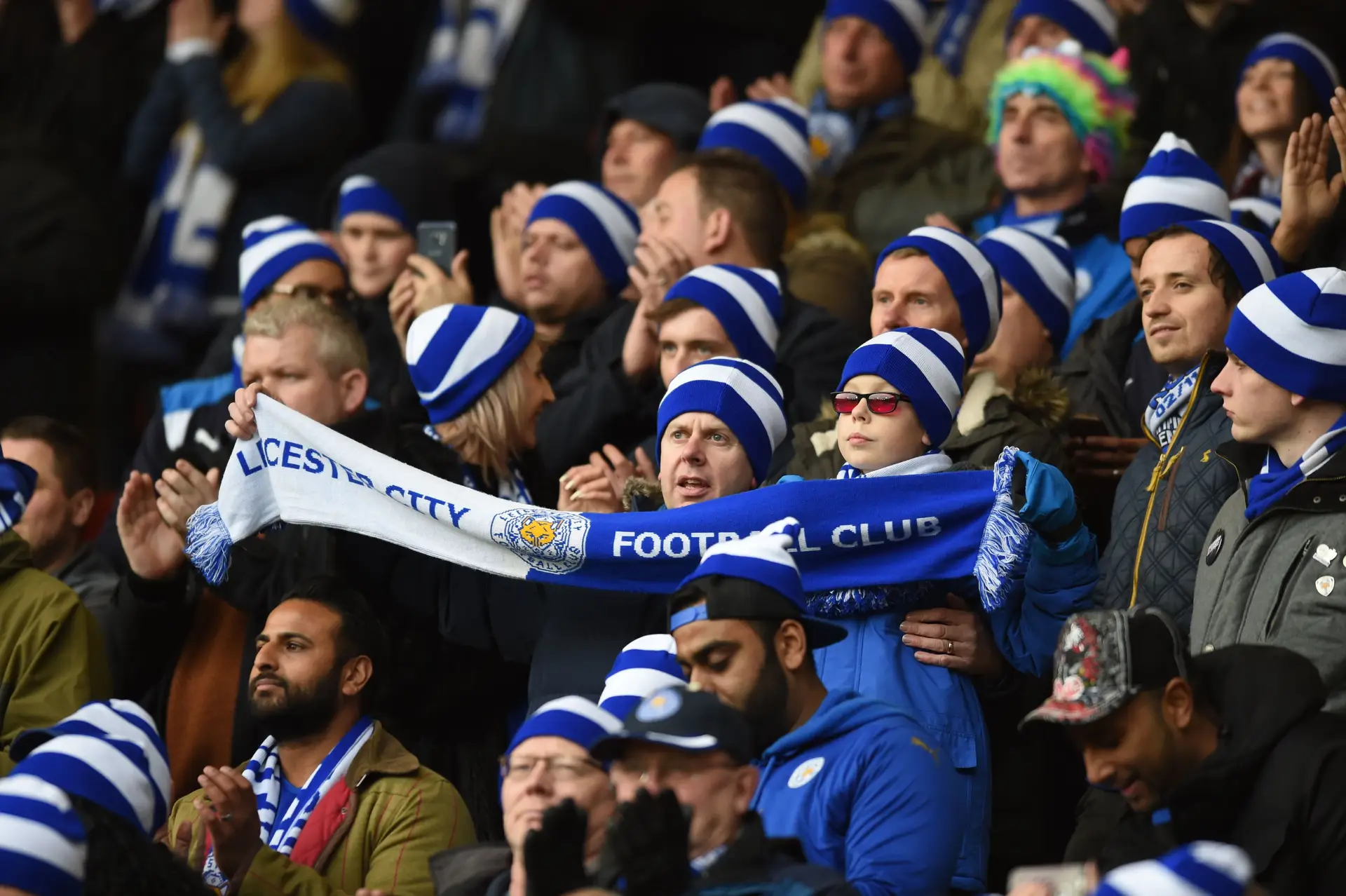 Adeptos do Leicester em invasão à cidade do Porto