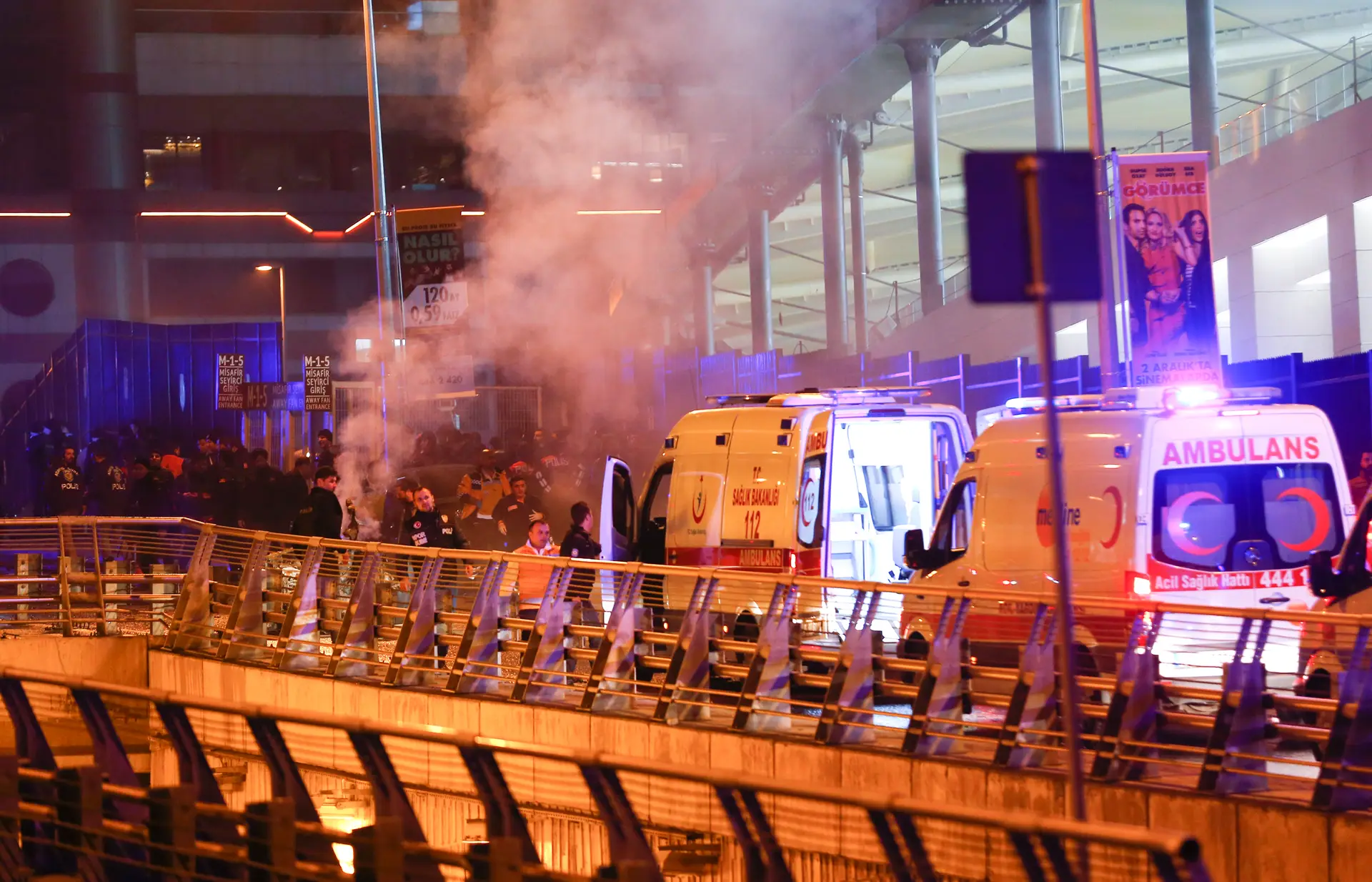 Ouvidas duas explosões junto ao estádio do Besiktas em Istambul
