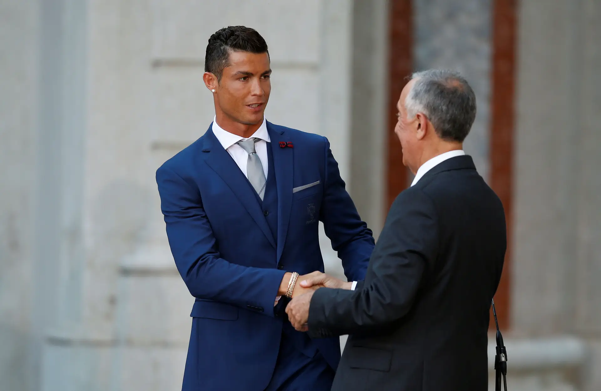 Marcelo Rebelo de Sousa felicita Cristiano Ronaldo