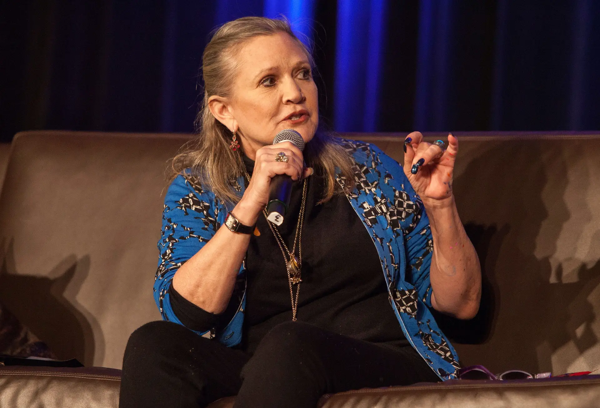 Atriz Carrie Fisher está nos cuidados intensivos mas estável